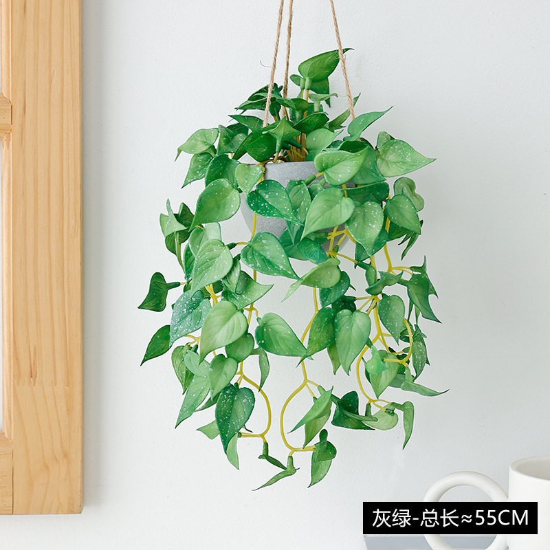 仿真綠植吊籃盆栽