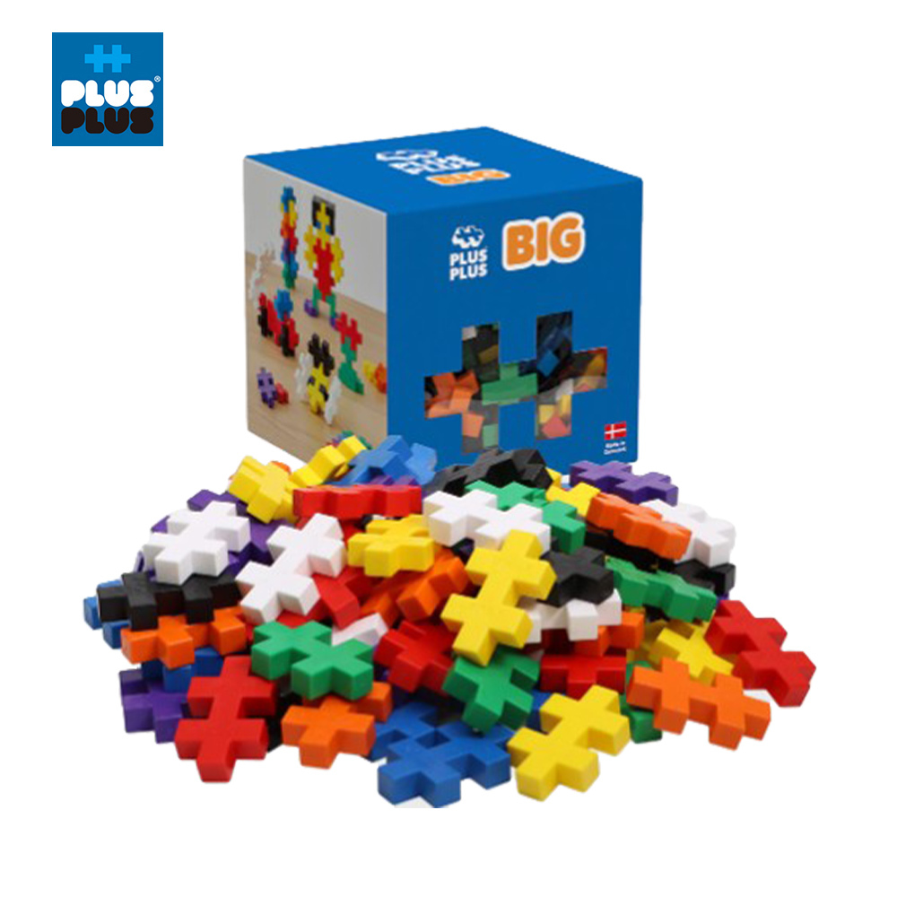 【++Plus-Plus 加加積木】BIG大顆粒-彩虹系列 100pcs 盒裝