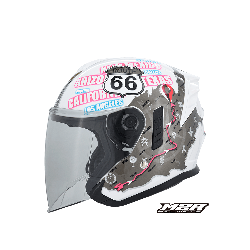 M2R FR-2 FR2 紀念版  #5 66號公路 開放式安全帽