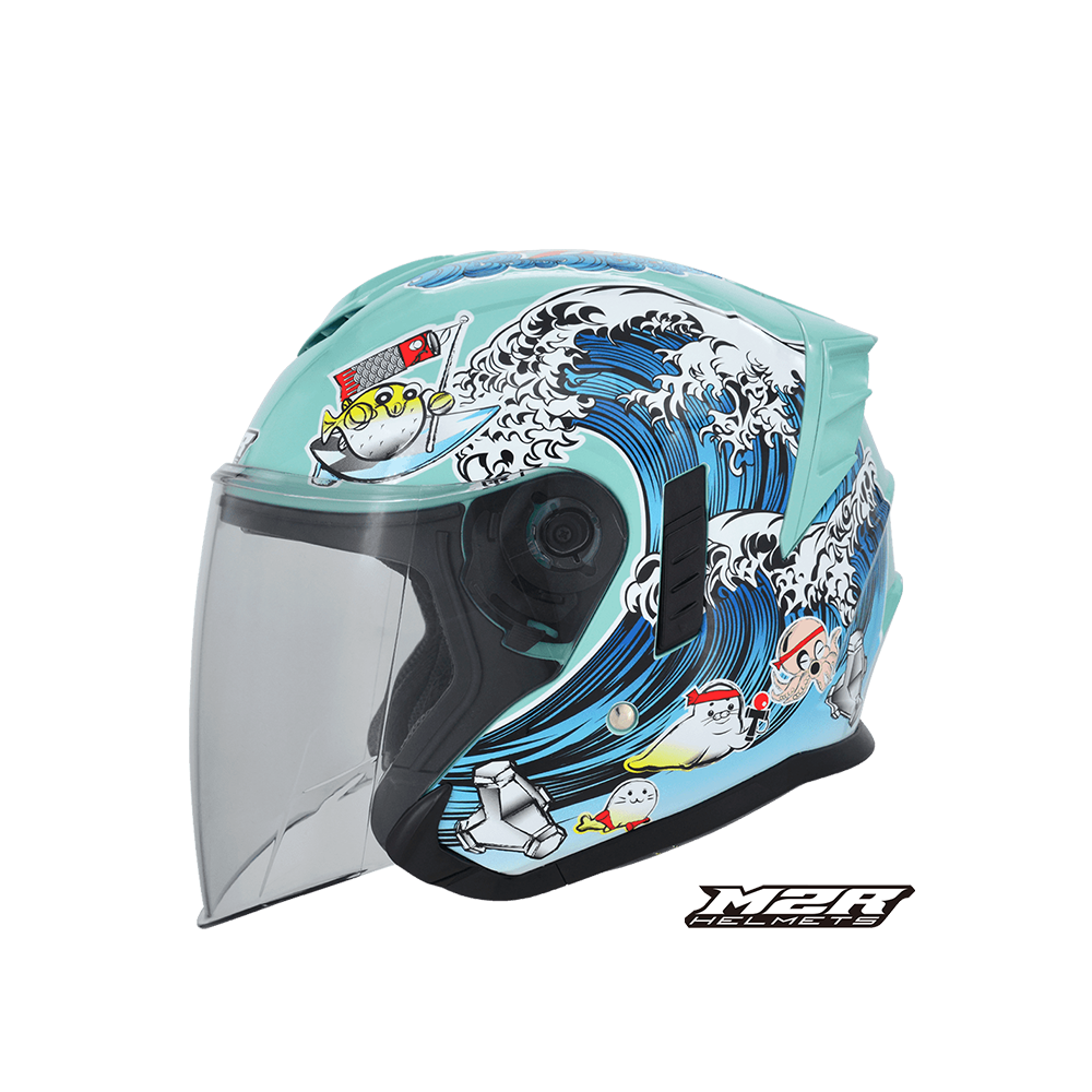 M2R FR-2 FR2 紀念版  #1 海洋世界 開放式安全帽
