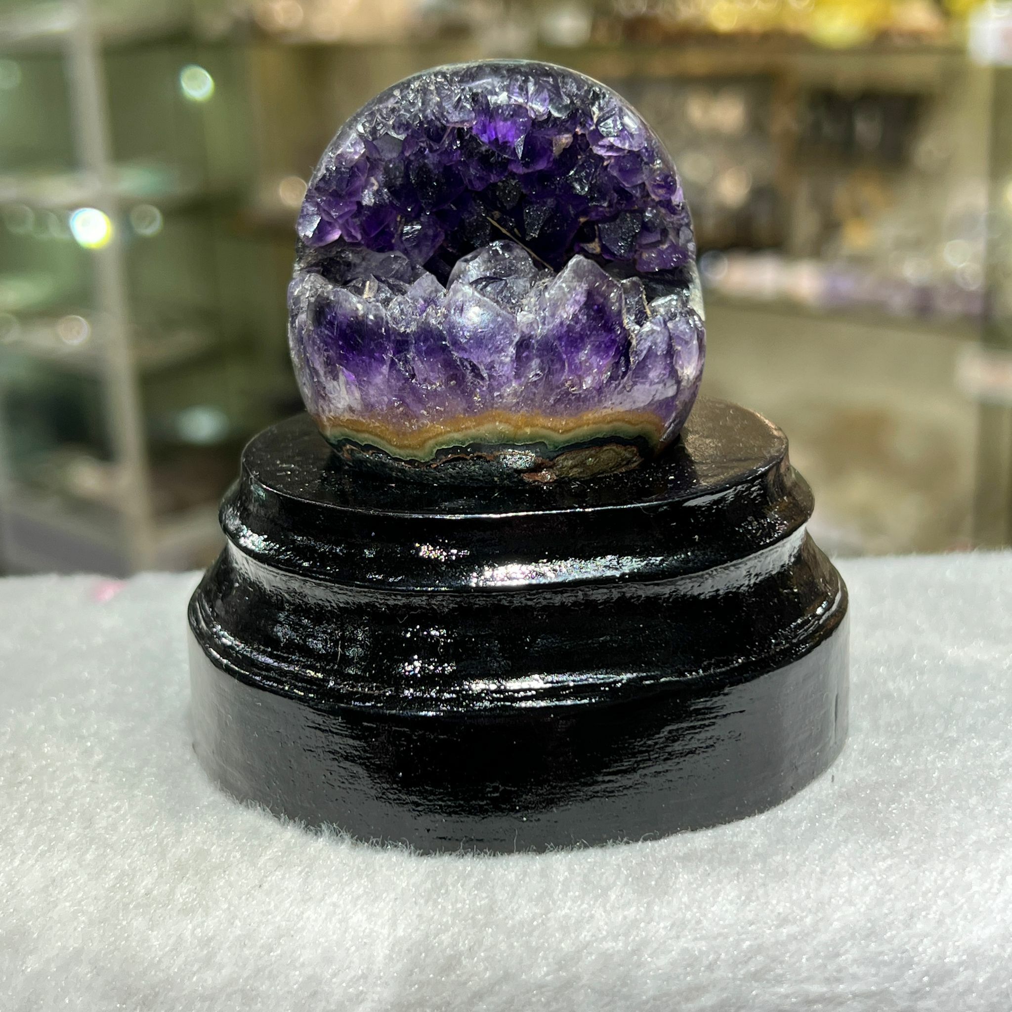 紫晶開口笑 5.1cm+/-