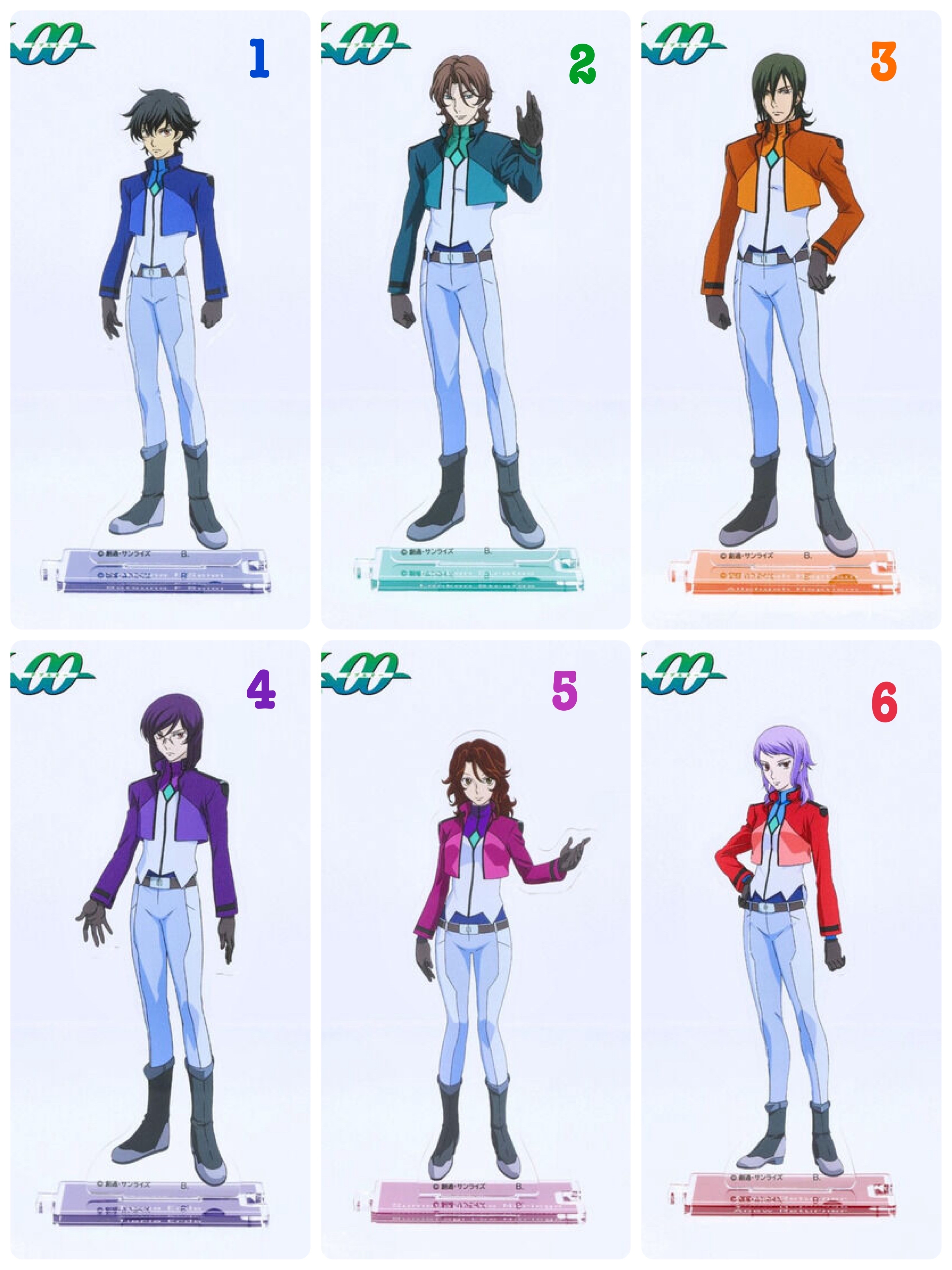 240415 Pbandai 預訂2026/1月 機動戦士ガンダム00 セカンドシーズン つながるアクリルスタンド（全30種）