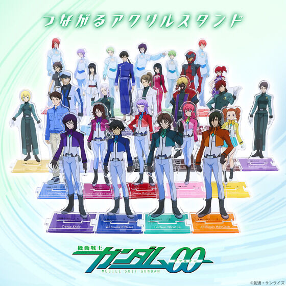 240415 Pbandai 預訂2026/1月 機動戦士ガンダム00 セカンドシーズン つながるアクリルスタンド（全30種）