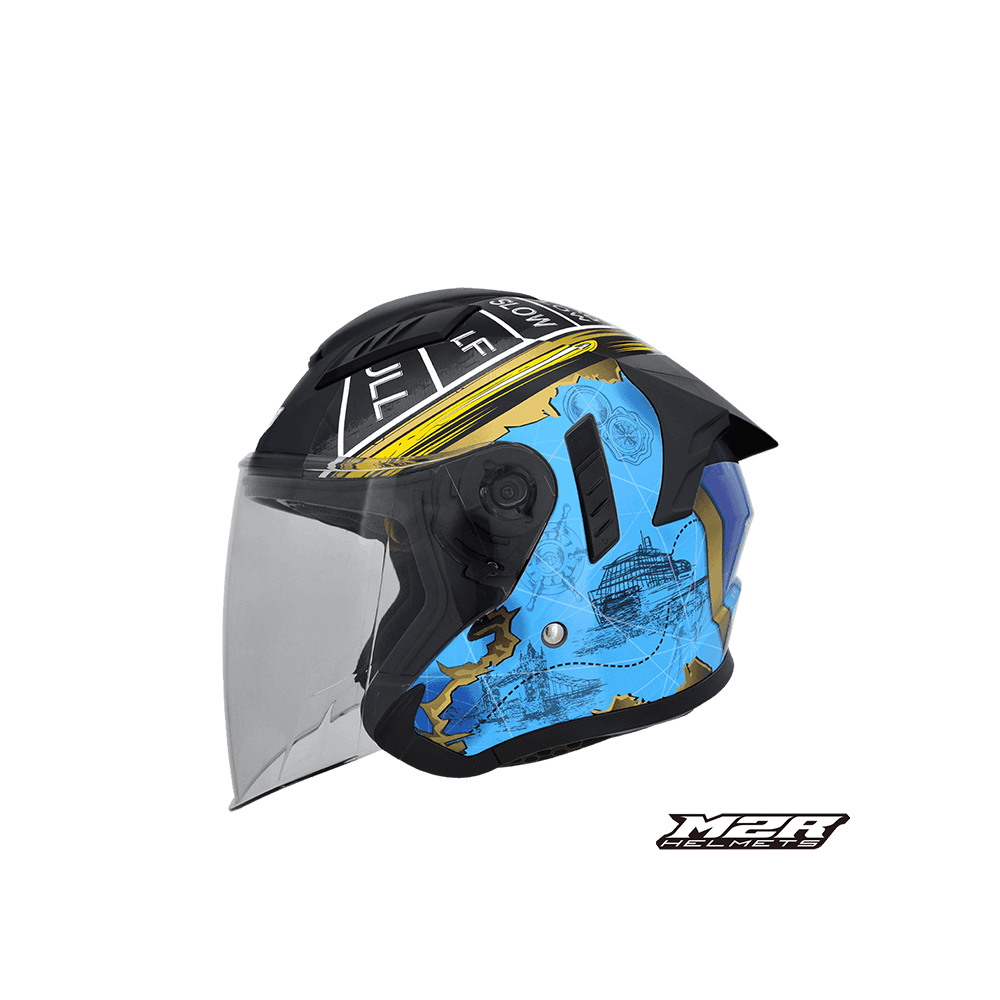 M2R VO-1 VO1 #2 鐵達尼號 彩繪 開放式安全帽