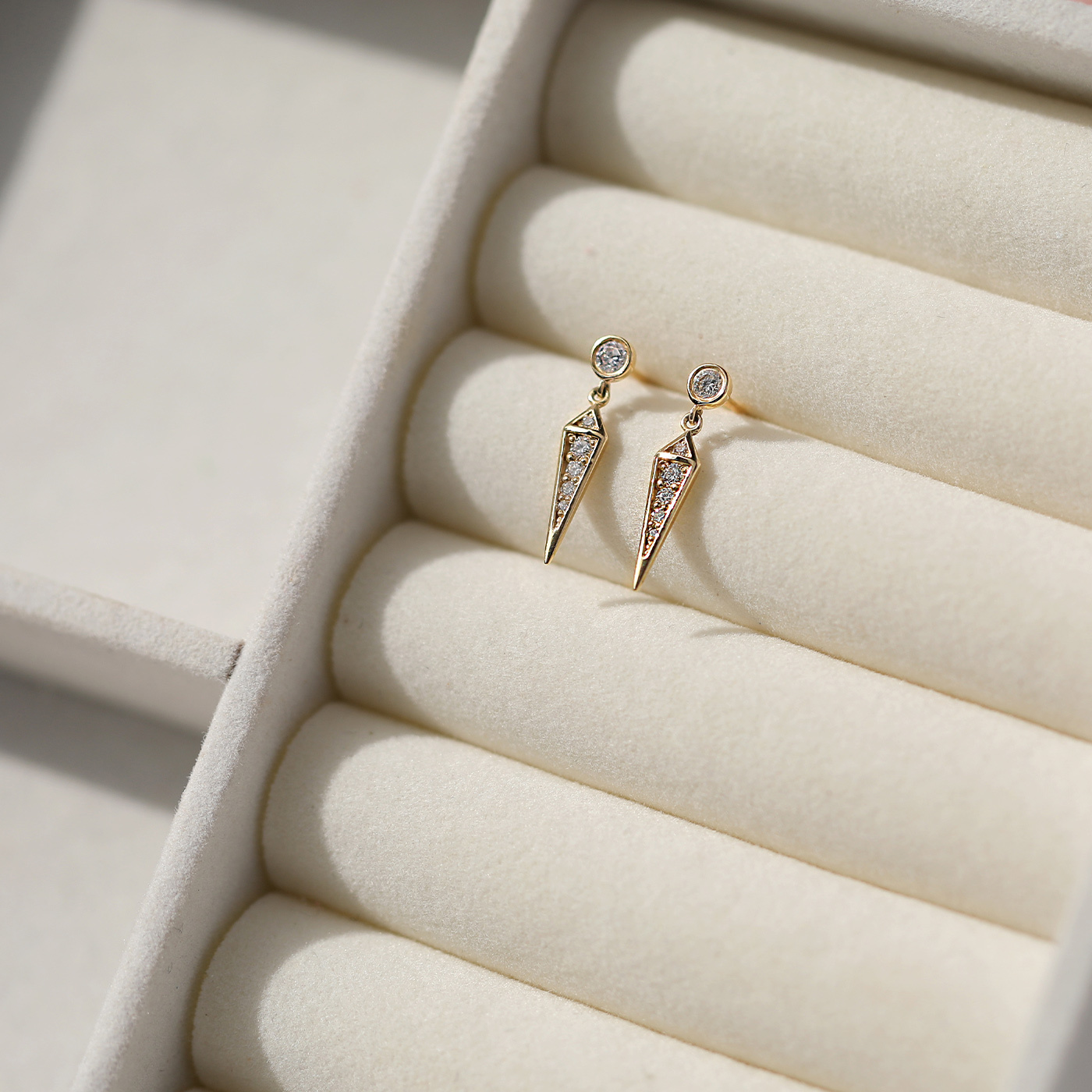 極光指引 — 25分鑽石耳環