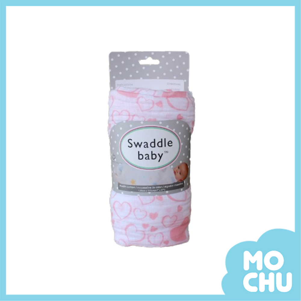 雙色愛心純棉紗布被