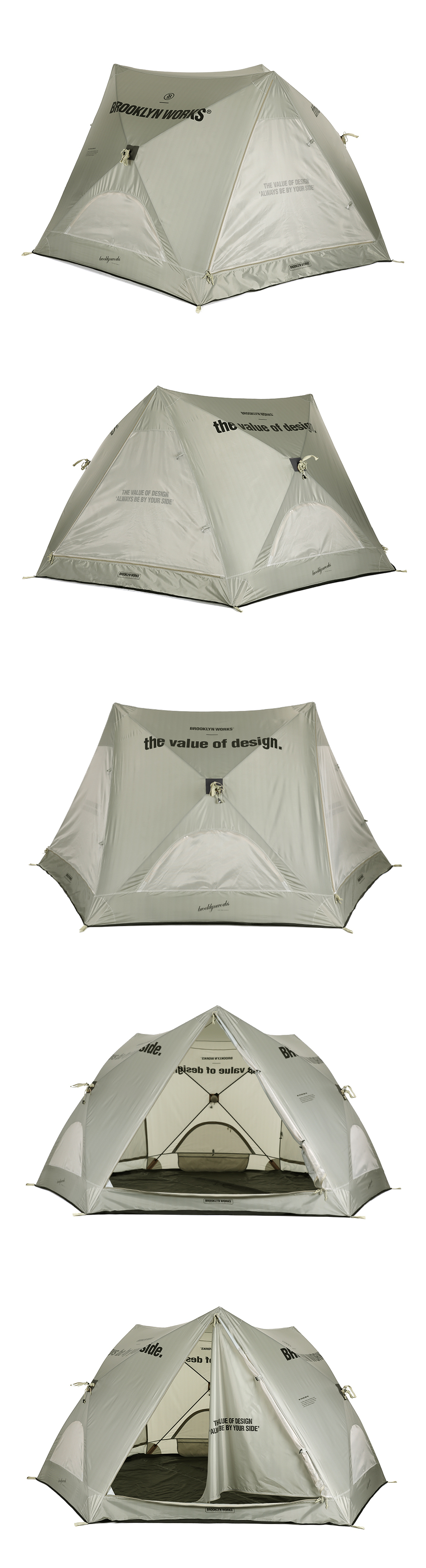 BROOKLYNWORKS Gateway Shade Quick Throw Tent - Stone - Shop