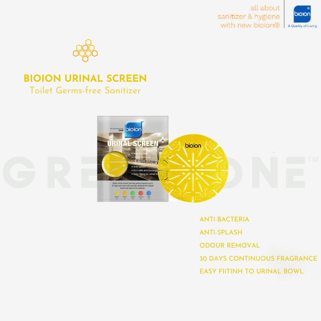 Bioion Urinal Screen Toilet Germs-Free Sanitizer Pad