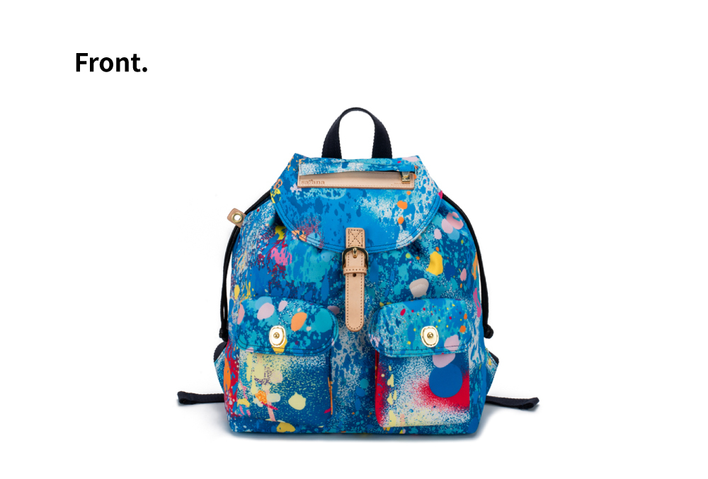 satana Soldier 小休閒束口後背包-無與倫比 SOS3001-242 正面照