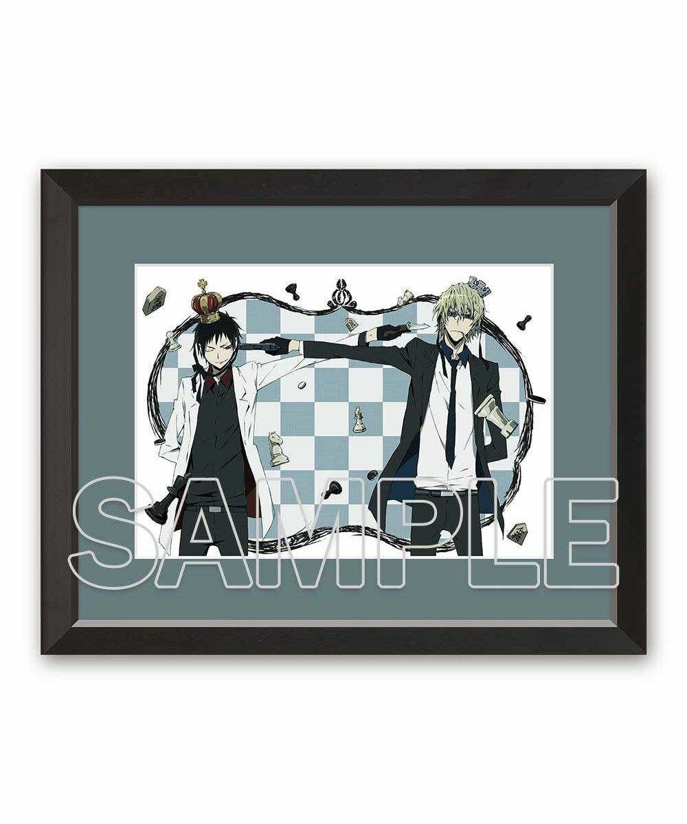 預購-【原作20週年紀念】『無頭騎士異聞錄 DuRaRaRa!!×2』 A5高精細複製原畫 折原臨也VS平和島靜雄(西洋棋)Ver.【日本進口精品】