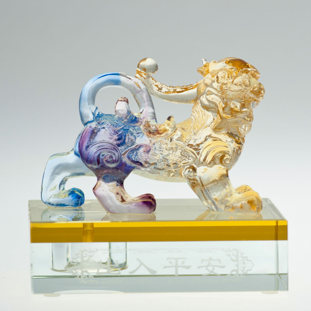 古法琉璃貔貅擺件｜汽車裝飾 收銀台招財擺飾 開運鎮煞首選