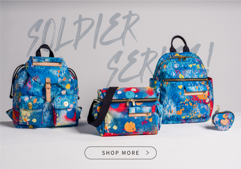 satana Soldier 小休閒束口後背包-無與倫比 SOS3001-242 看更多商品