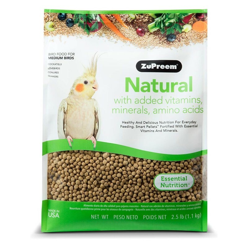 [一件包郵]Zupreem 蔬果滋養丸大餐 中型鸚鵡 - 2.5lb (到期日:2026年9月5日)
