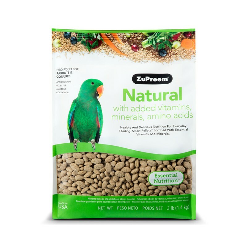 [一件包郵]Zupreem 蔬果滋養大餐 中大型鸚鵡 鳥飼料 - 3lb