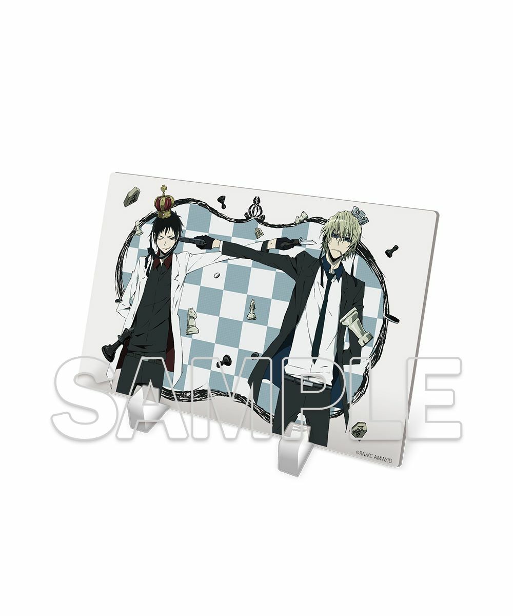 預購-【原作20週年紀念】『無頭騎士異聞錄 DuRaRaRa!!×2』 壓克力板  折原臨也VS平和島靜雄(西洋棋)Ver.【日本進口精品】