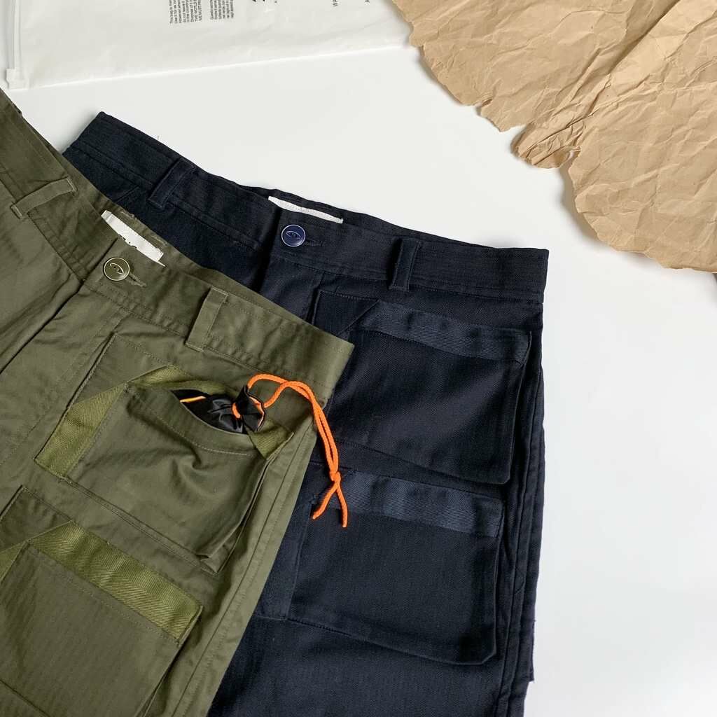 2017SS OQLIQ Display Three things shorts 工作褲 短褲 口袋 現貨