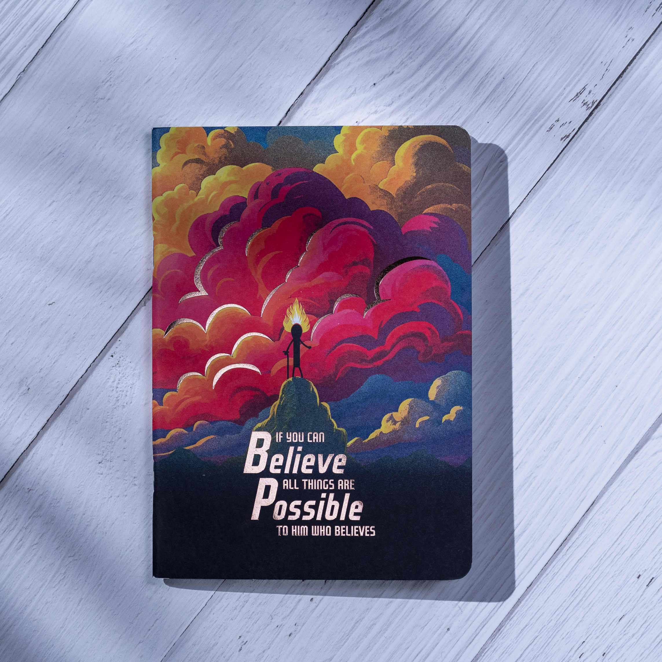 火柴人文儀用品｜B6 Note Book 筆記簿—「凡事都能」