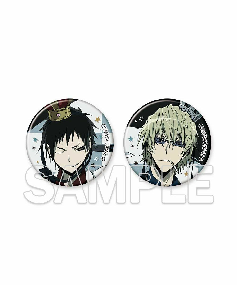 預購-【原作20週年紀念】『無頭騎士異聞錄 DuRaRaRa!!×2』 徽章套組  折原臨也VS平和島靜雄(西洋棋)Ver.【日本進口精品】