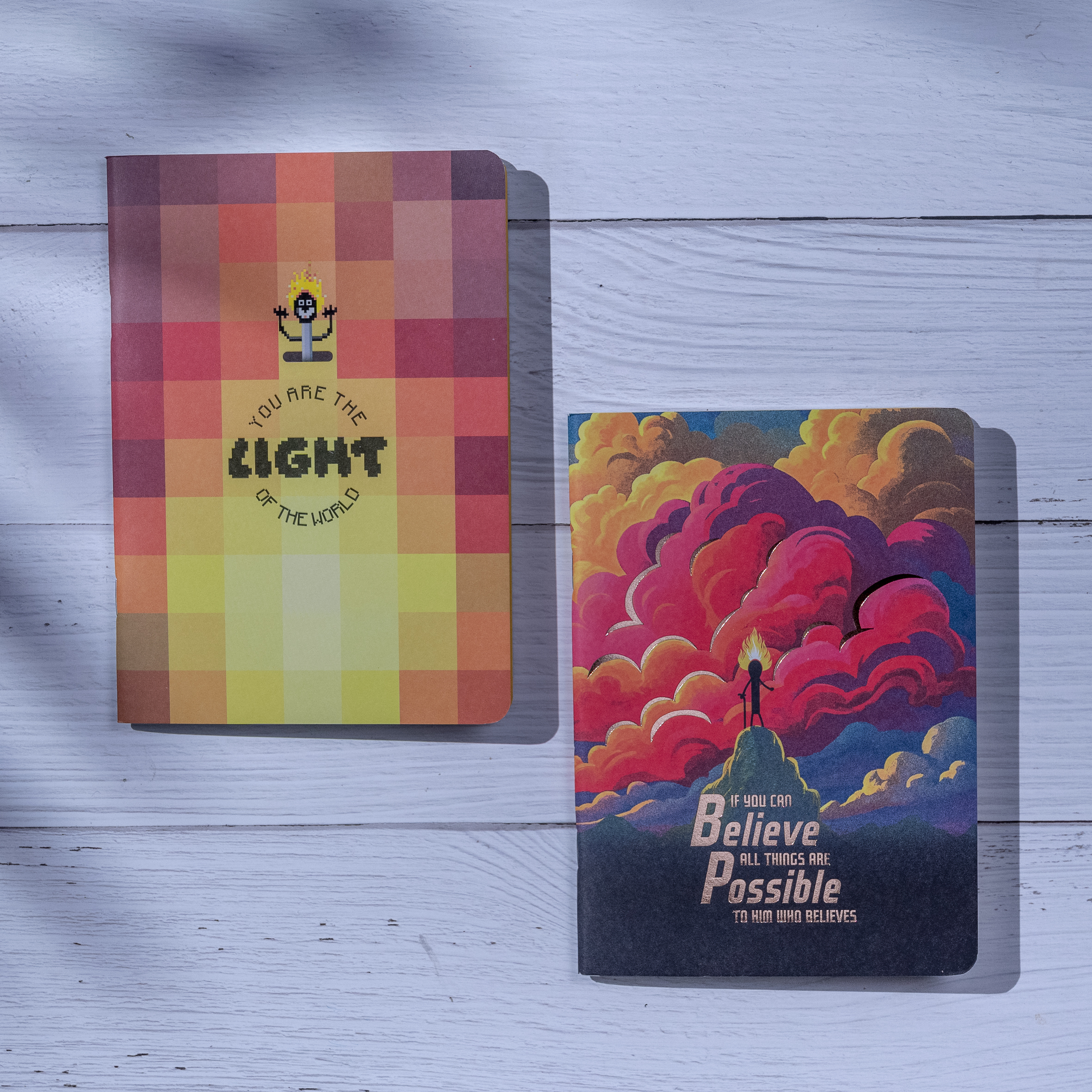 火柴人文儀用品｜B6 Note Book 筆記簿—「世上的光」
