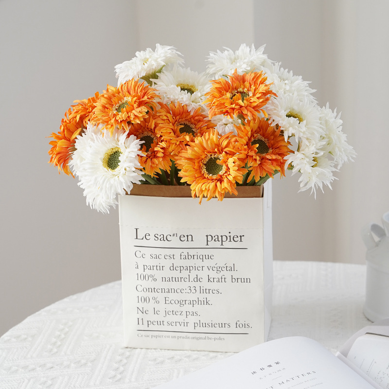 仿真迷你非洲菊 (金絲菊)