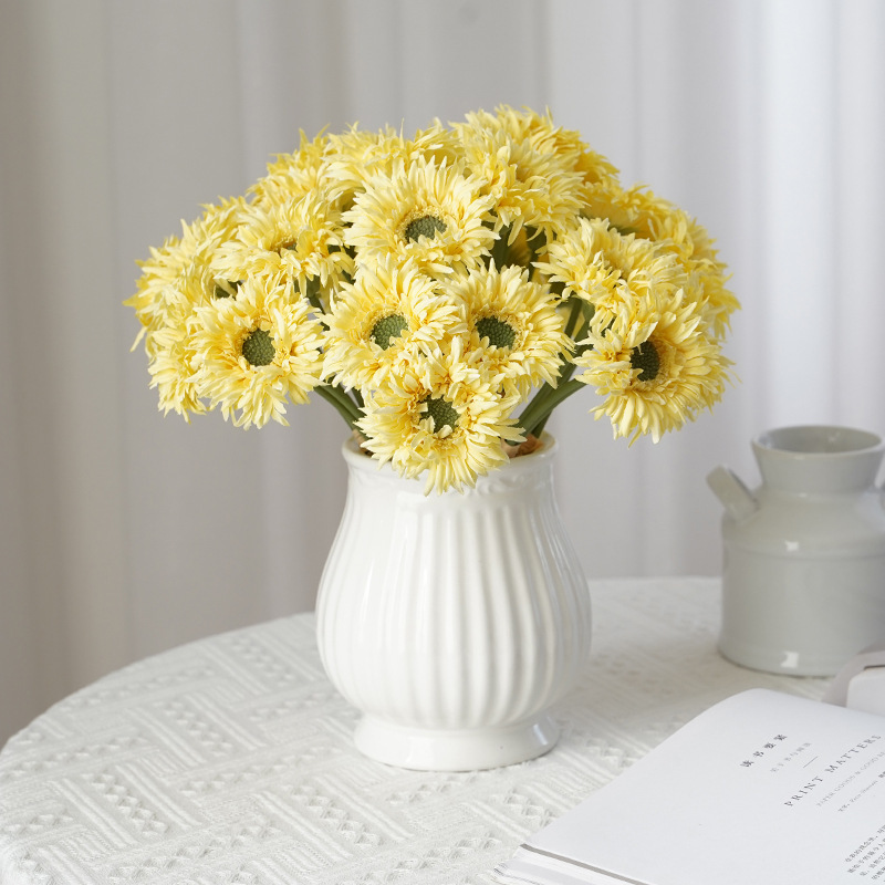 仿真迷你非洲菊 (金絲菊)