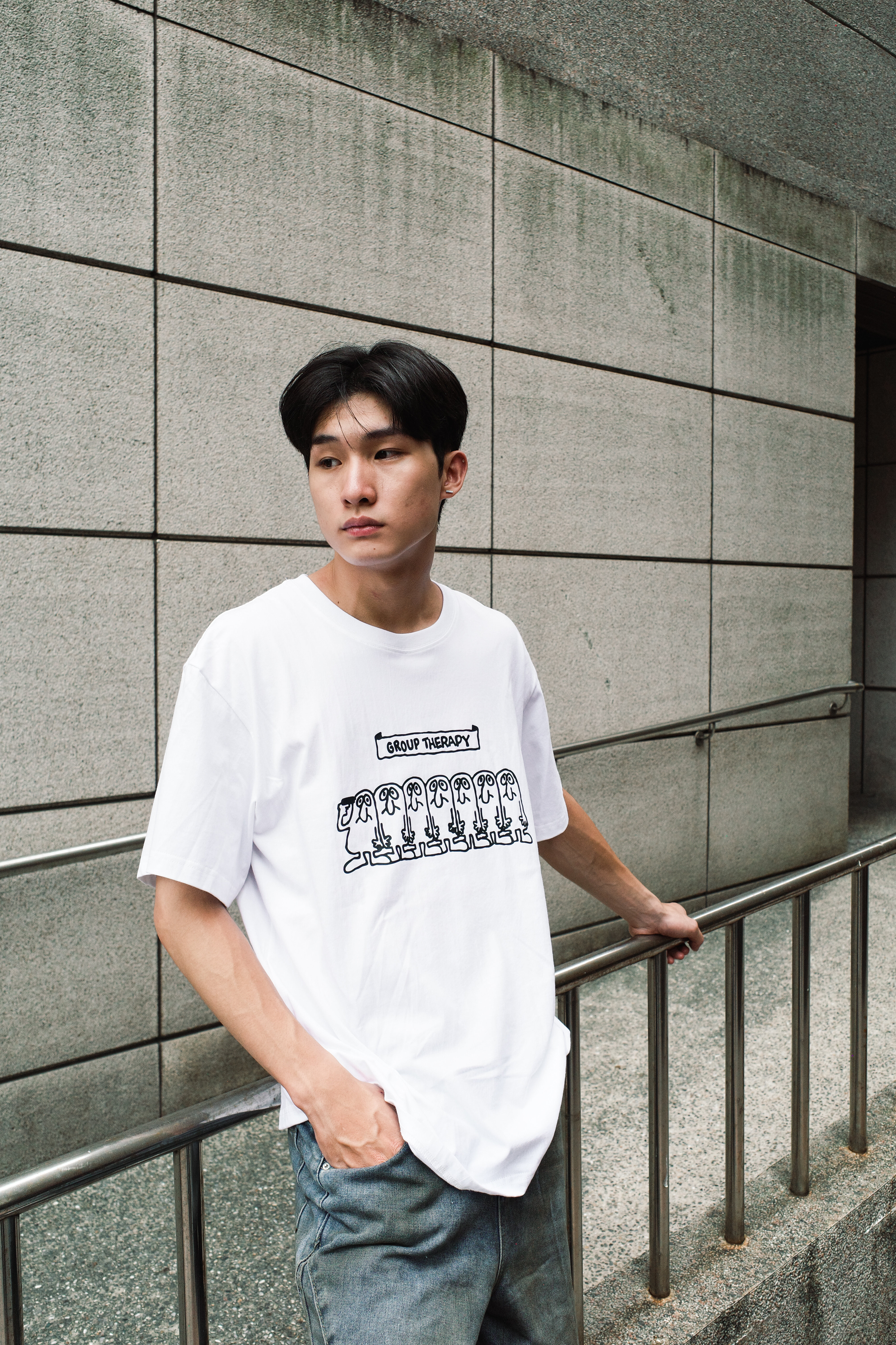 『Always_Good』團體治療 印花 短TEE