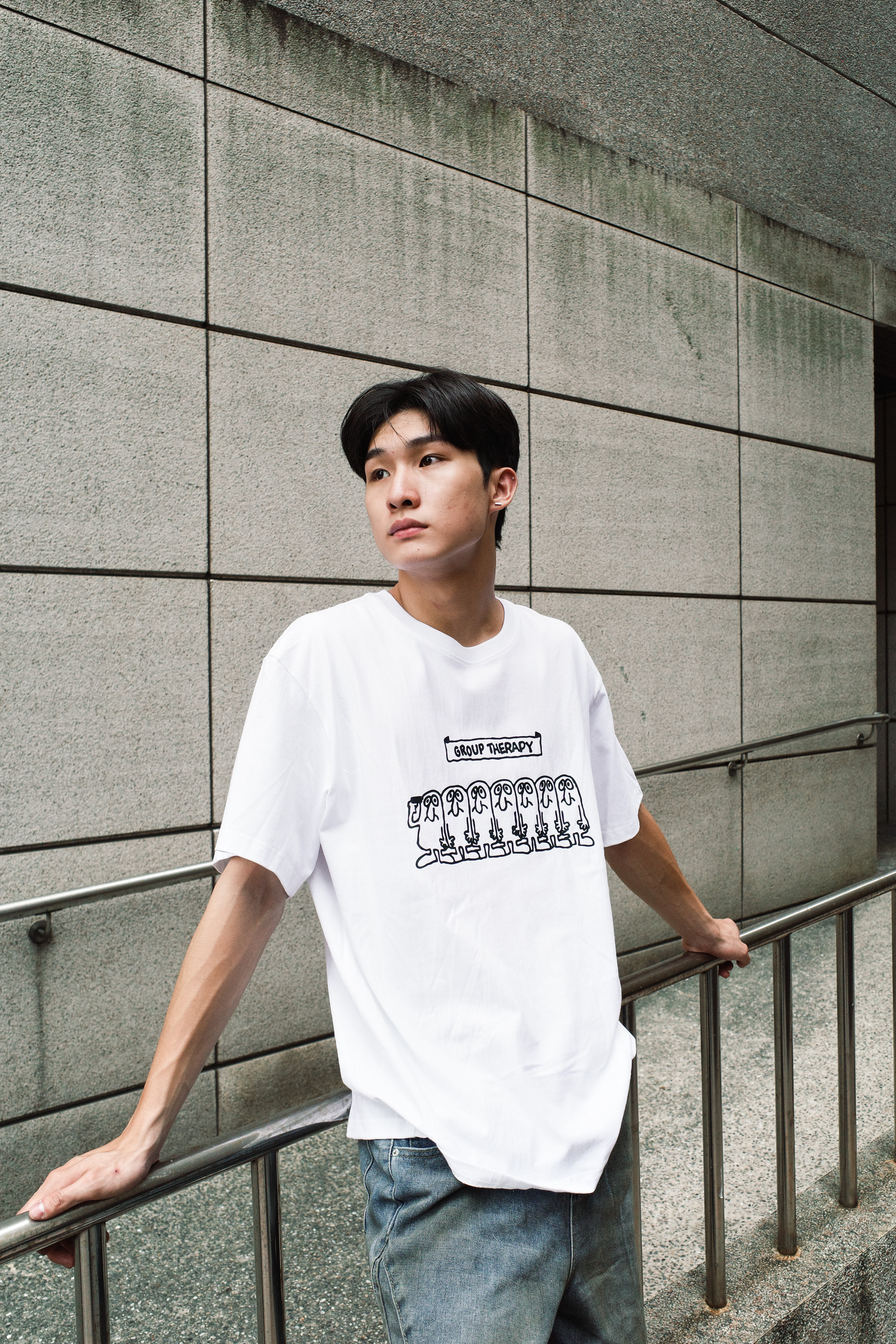 『Always_Good』團體治療 印花 短TEE