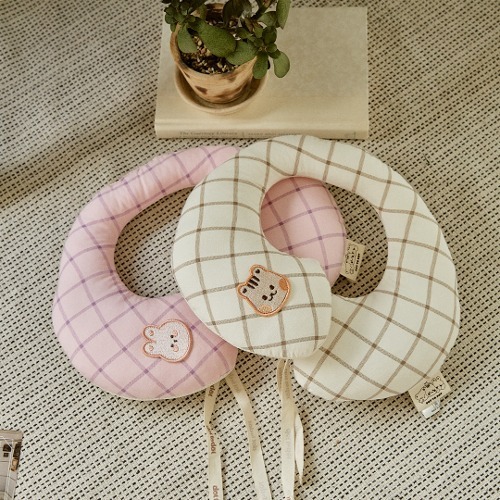 Check&Stripe果凍人物系列-四季嬰兒車頸枕