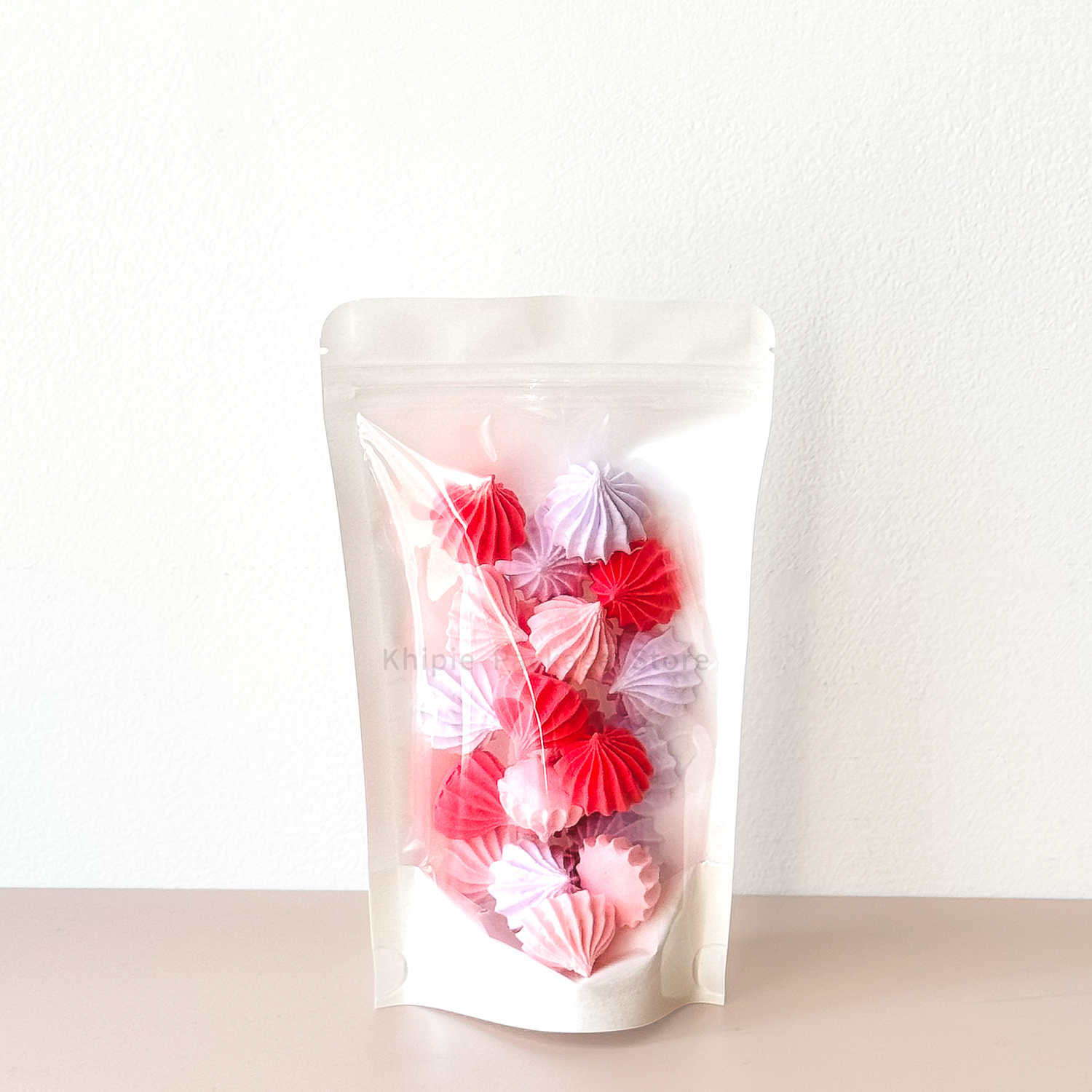 夾鏈立袋｜單面白牛皮