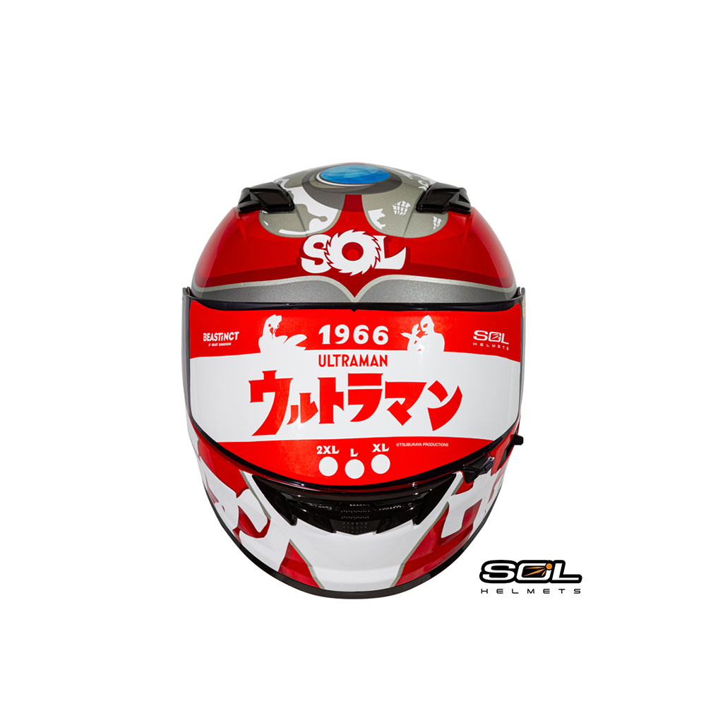 【限量聯名】SOL SF-6 超人力霸王 全罩安全帽