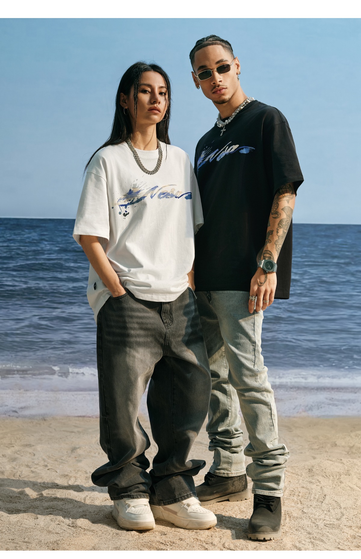 STK SmallTownKid 油畫潑漆 短袖 T恤