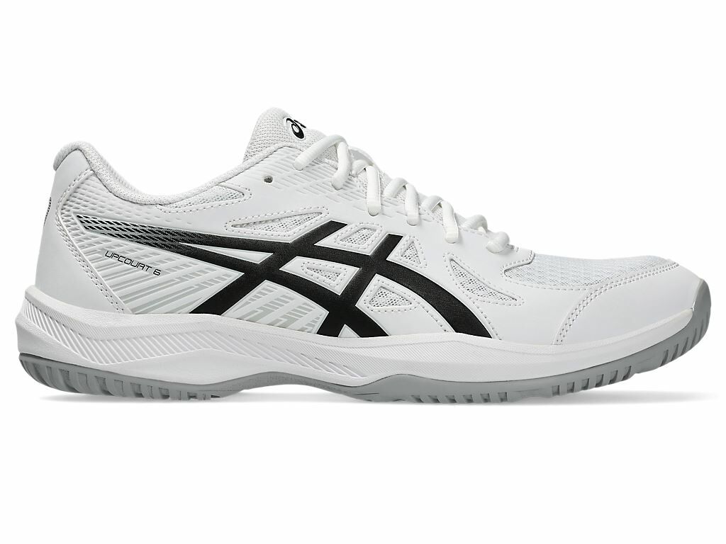 ASICS UPCOURT 6 白黑色 排球鞋/羽毛球鞋/手球鞋