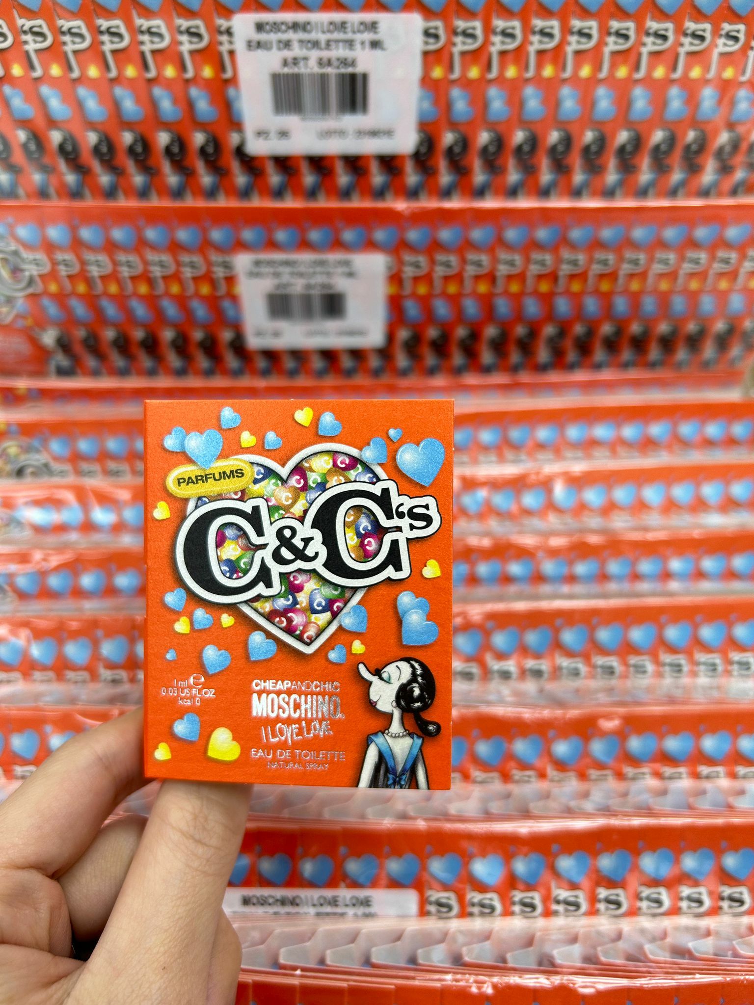 MOSCHINO 默斯奇諾我愛霧仙濃香水1mL （1套5件）