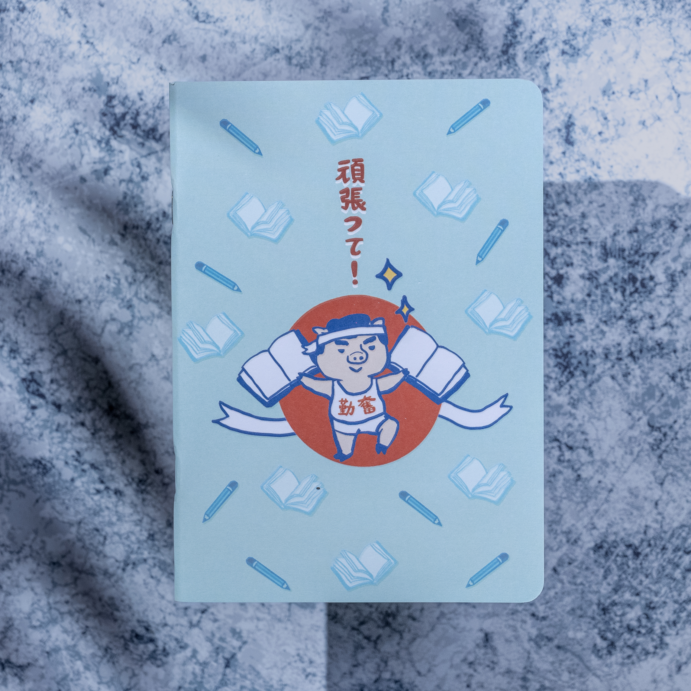 小鳳豬文儀用品｜B6 筆記簿 Note Book—「加油」