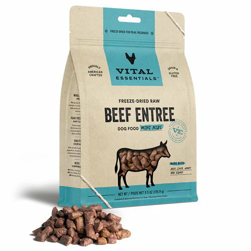 Vital Essentials牛肉 凍乾迷你肉粒犬主糧