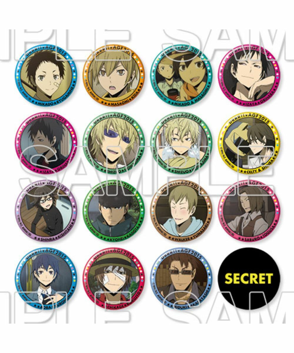 預購-『無頭騎士異聞錄 DuRaRaRa!!×2』 集換式徽章  AGF2015【原作20週年復刻版】盲盒販售 隨機出貨【日本進口精品】