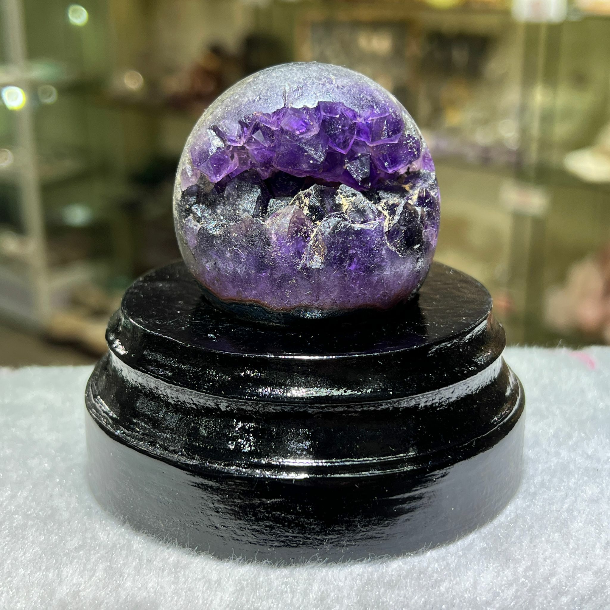 紫晶開口笑 5.2cm+/-