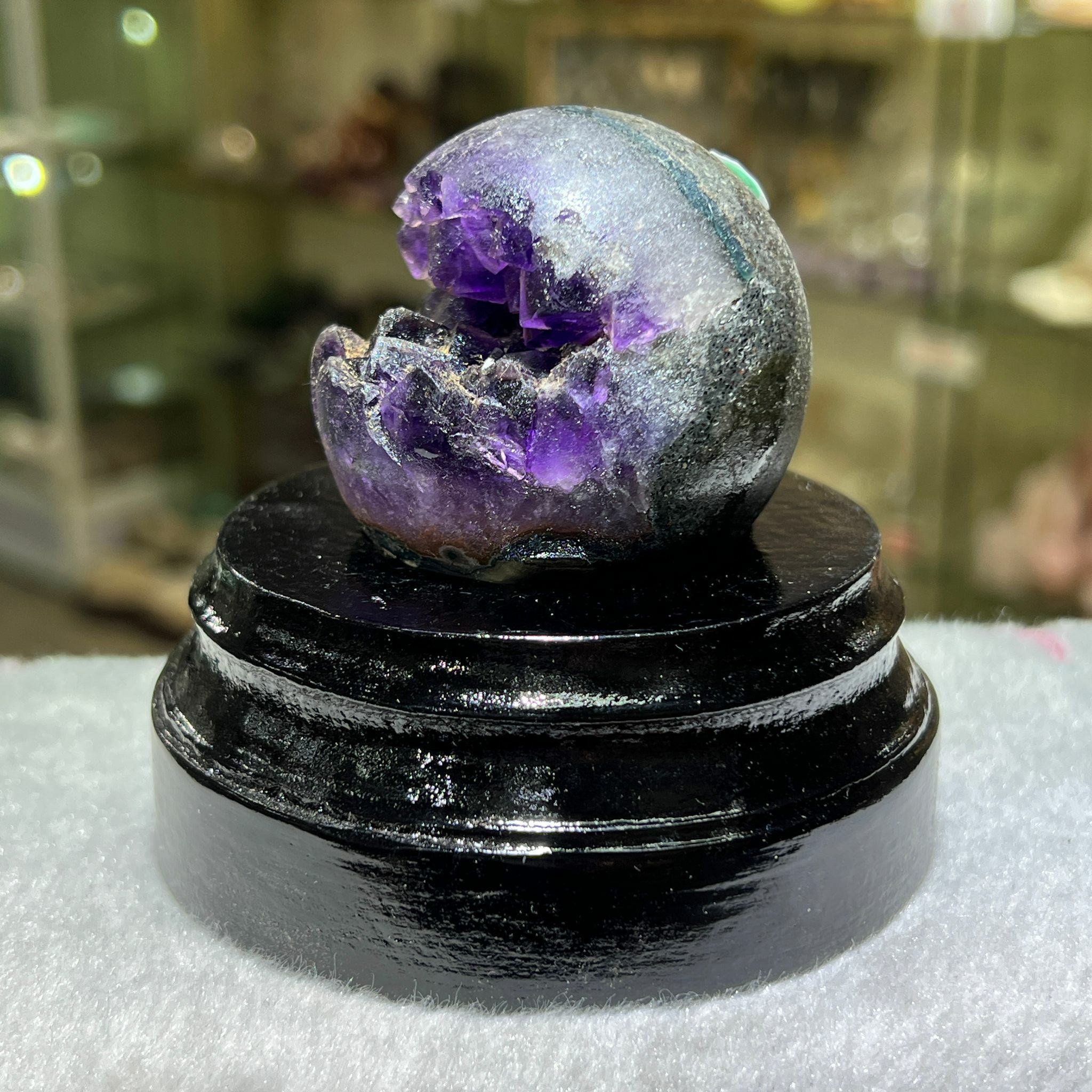 紫晶開口笑 5.2cm+/-