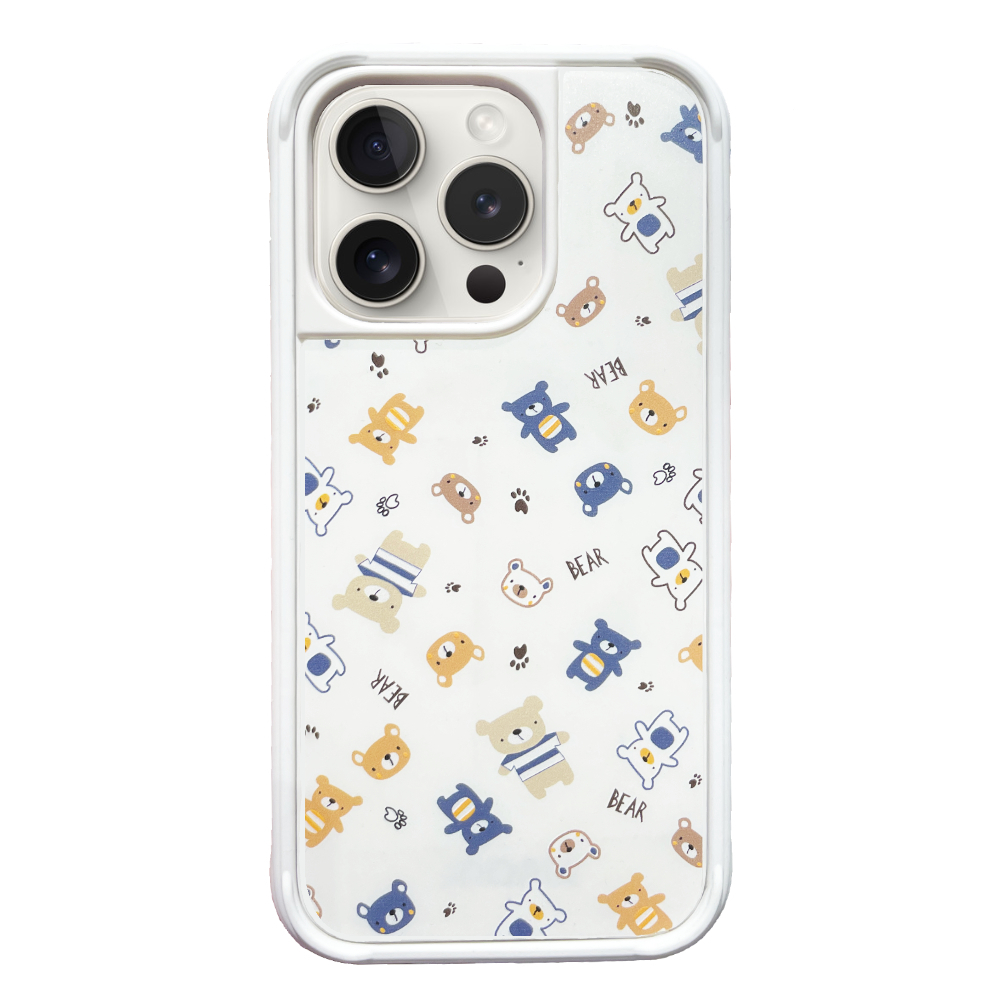 MagSafe 感應式卡槽防摔殼_For iPhone（小熊）