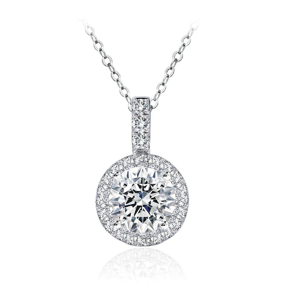 30分晨曦天然鑽石項墜