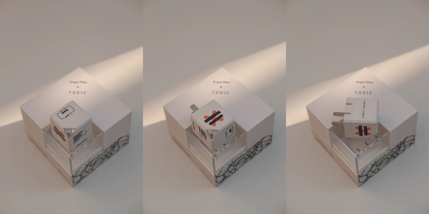 Tegic X 怒喵 聯名款 35W 氮化鎵充電頭