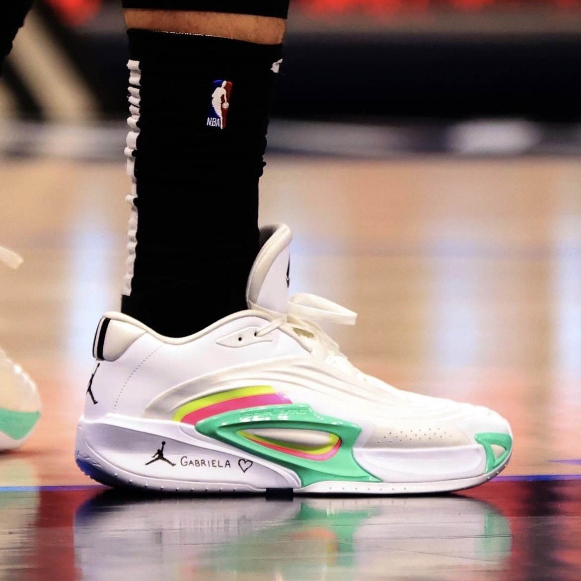 Nike Jordan Luka 3 PF 男 白綠 實戰 緩震 透氣 運動 競速 籃球鞋 HQ5055-107