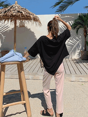 ᴴᴼᵀ ▸▸店長推薦◃◃ 春夏新款/下斜棉質上衣  MANIFEST正韓🇰🇷