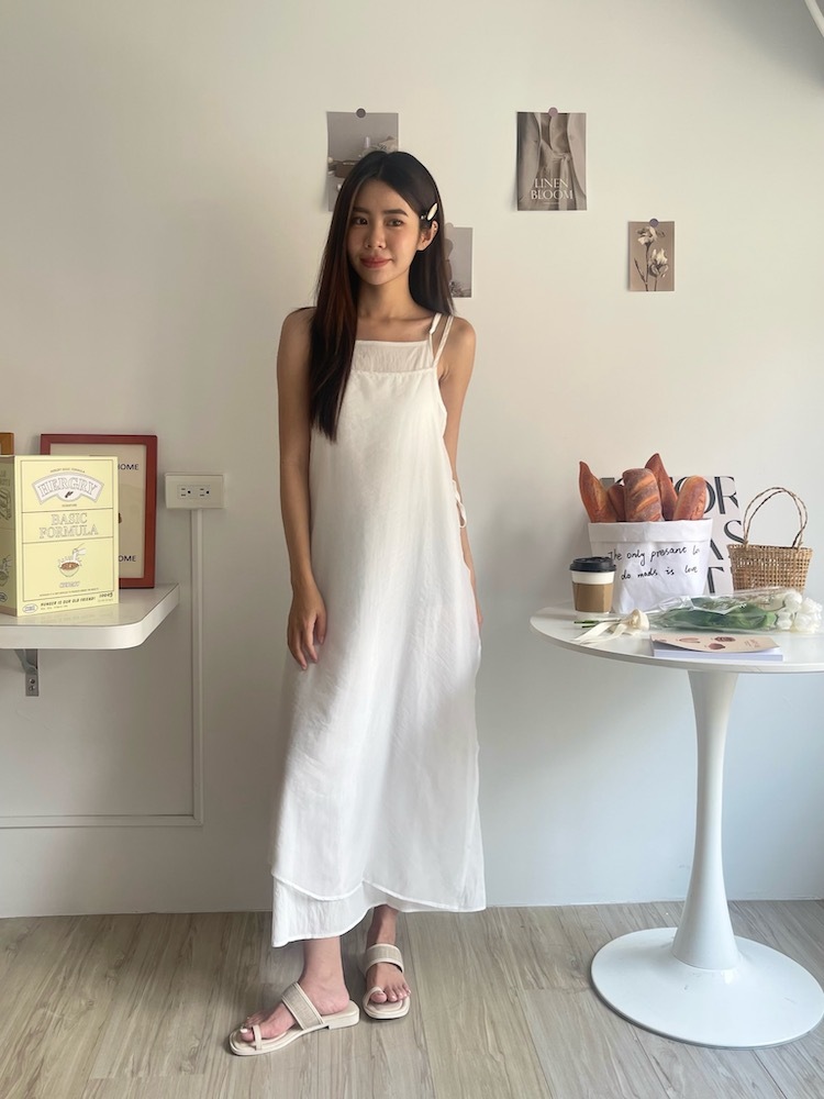 兩件式拼接日式洋裝