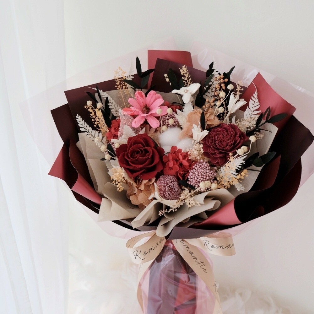 予她 永生玫瑰花束