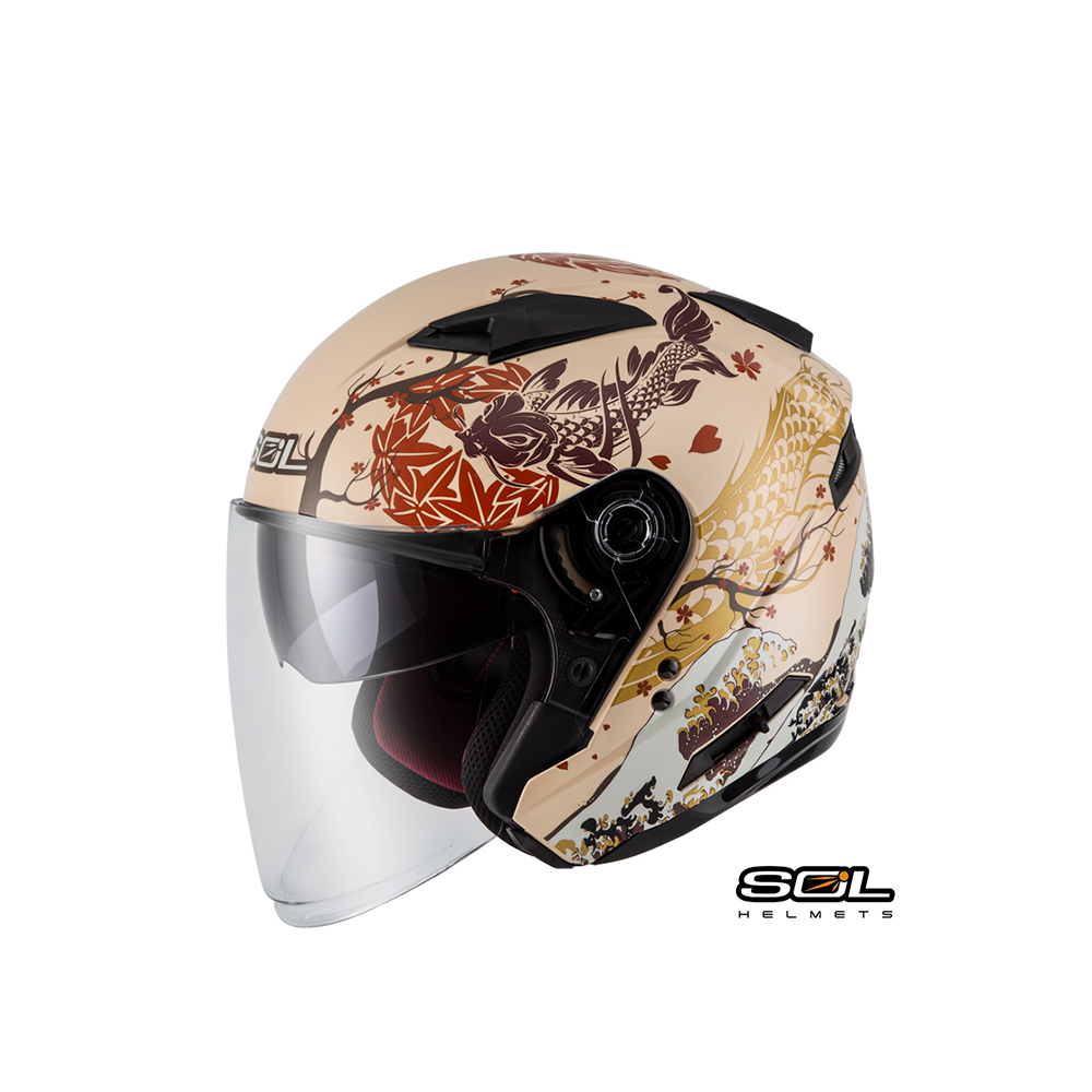 SOL SO-7E 浮世繪 半罩安全帽