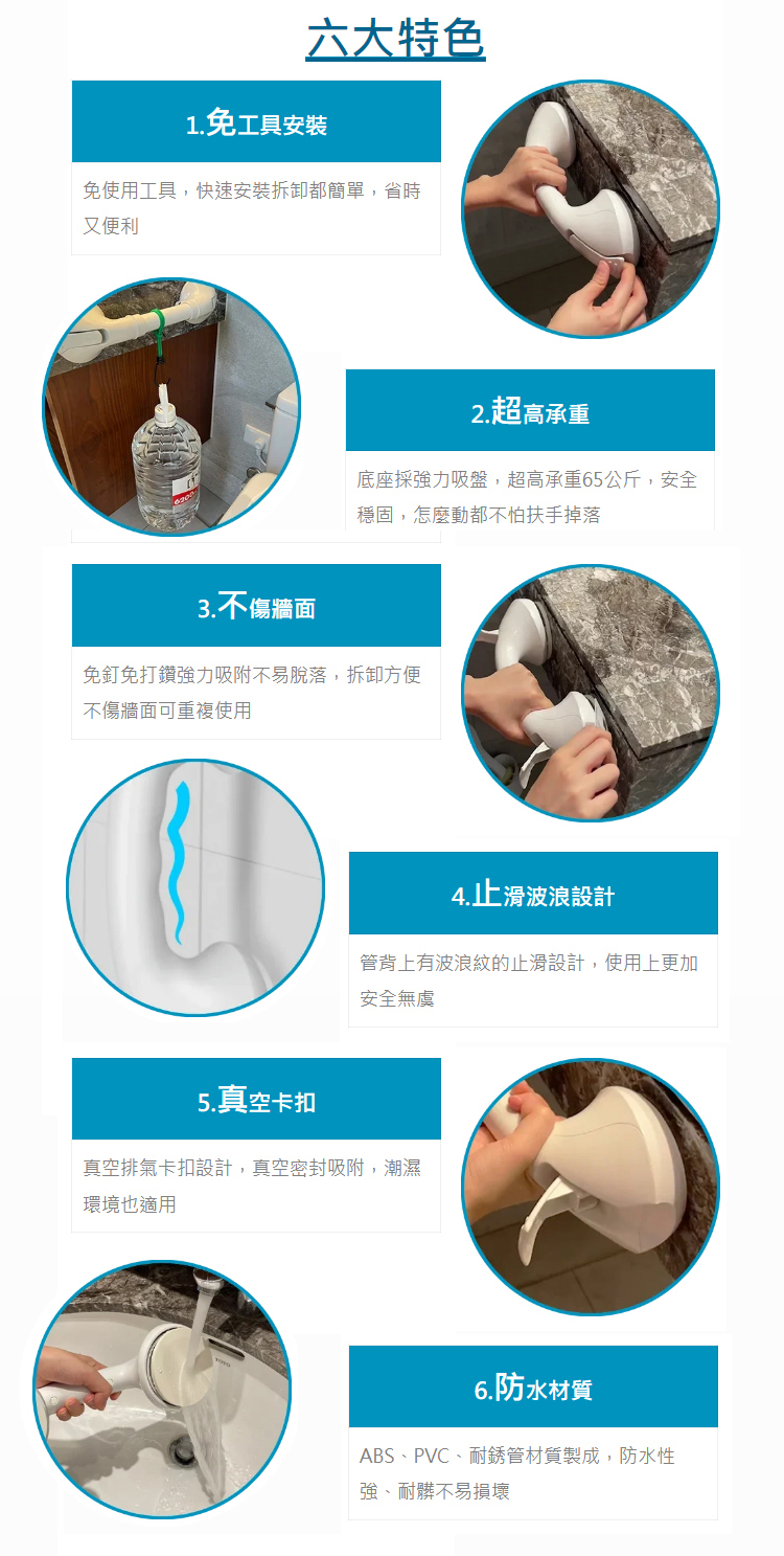 MedGear美而 簡易吸盤扶手