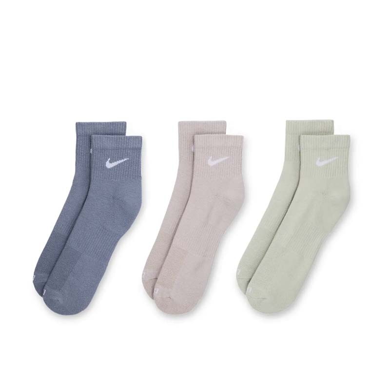 Nike Everyday Plus Cushioned 訓練短襪 緩震 三雙一入 襪子 三色 SX6890-933 [台灣現貨]