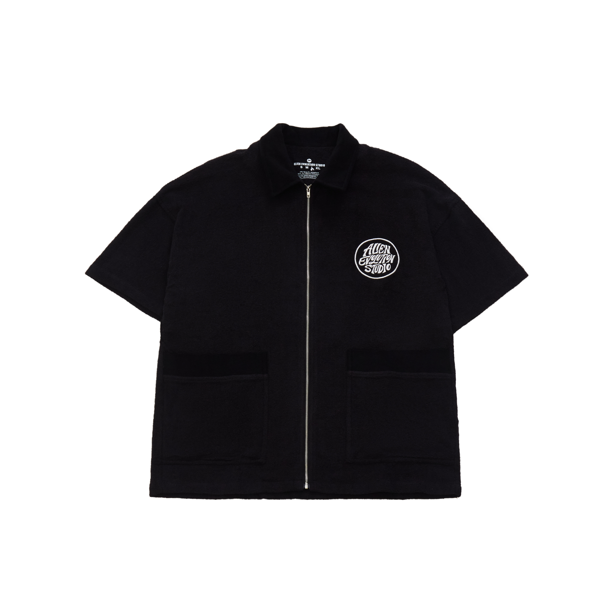 AES EMBROIDERED TERRY CLOTH SHIRT