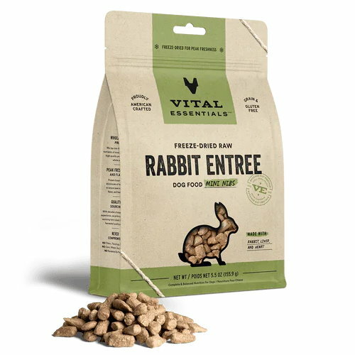 Vital Essentials 兔肉 凍乾迷你肉粒犬主糧
